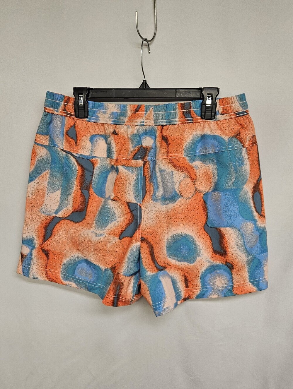 Nike Pro Dri-Fit Athletic Training Shorts Mens Size Large Coral Blue Orange - Picture 2 of 7